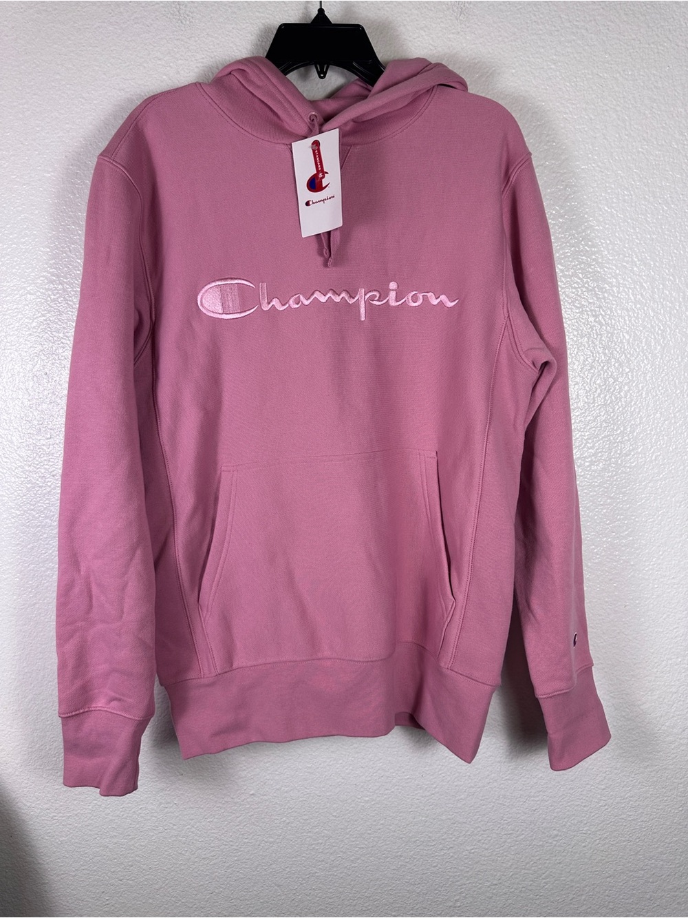 Champion Iconic Pullover Hoodie Pink
Women XS Logo Fleece Pockets